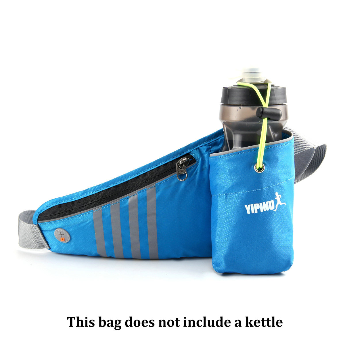 Running Tas Riem Pack Outdoor Marathon Water Fles Riem Pouch Jogging Fietsen Camping Wandelen Sport Mobiele Telefoon Zak: B blue