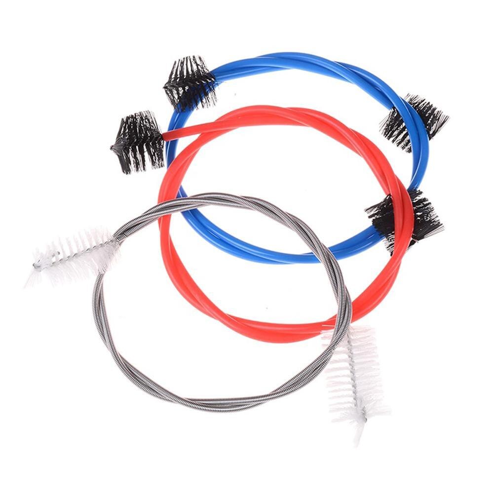 Kit de nettoyage pour trompette Trombone, buse à bulles en laiton, Valve, brosse, tige, accessoires pour instruments de musique, 3 pièces/ensemble
