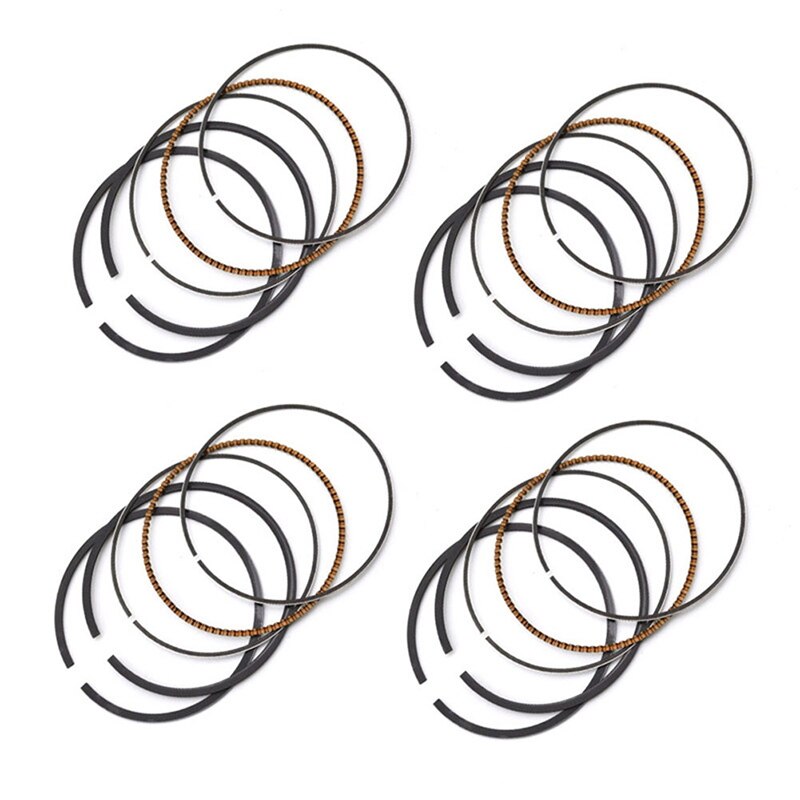 Road Passie Motorfiets Motor Zuigerveren 56Mm Std + 25 + 50 Voor Suzuki GSX400 GK73A GK75A GK76A GK78A GSF400 Bandit 400: 4 set Rings 56mm STD
