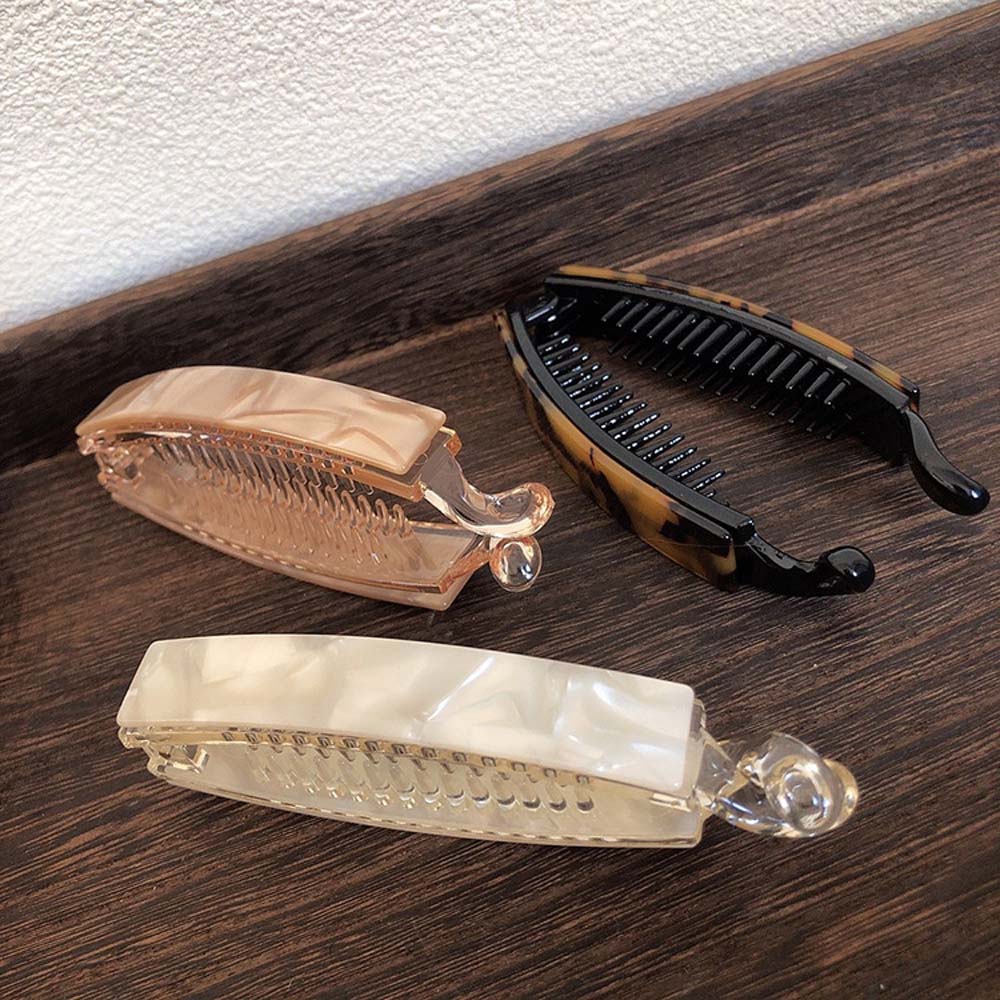 Temperament DIY Accessories Acetic Acid Korean Hair Accessories Banana Clips Ponytail Holder Hairpins Hair Clip