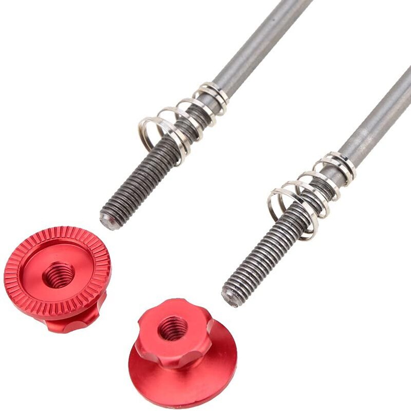 Bicicletta Aste E Sganci Rapidi 1 coppia Ultraleggero in Titanio Della Bicicletta del Rilascio Rapido centro Aste E Sganci Rapidi per MTB Della Bici Della Strada