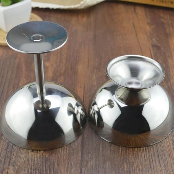 200ml Salad Cup Safe Stainless Steel Ice Cream Cup Dessert Bowl Ice Cream Scoop