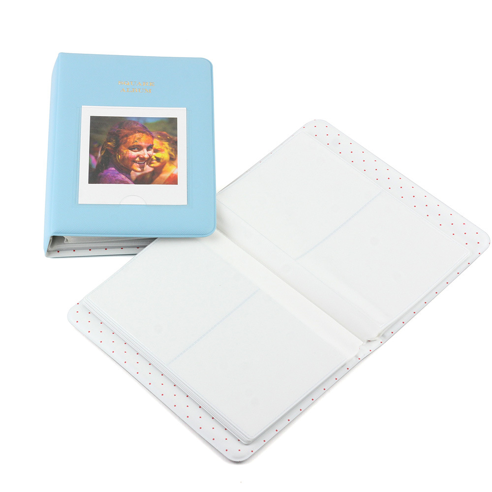 Quadratisches Fotoalbum, farbiges Buch/Wandalbum/Aufkleber, Filmpapier für Fujifilm Instax SQ6 SQ10 SQ20 Kamera und SP-3 Drucker