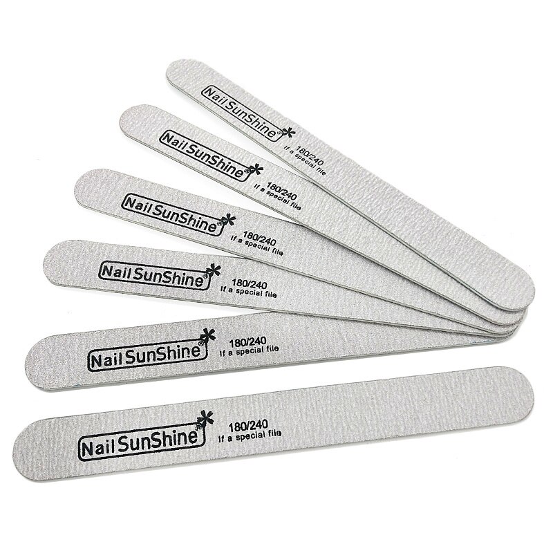 Arquivo de unha profissional 100/180/240/320 lixa arquivo de lixa de lixa arquivo de polimento unhas moagem equipamento manicure arquivo