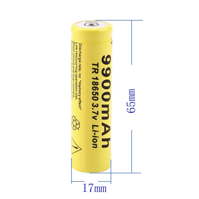 3.7v 9900 mah 18650 batteri gtf 18650 batteri litiumjonbatteri 9900 mah 3.7v uppladdningsbart batteri