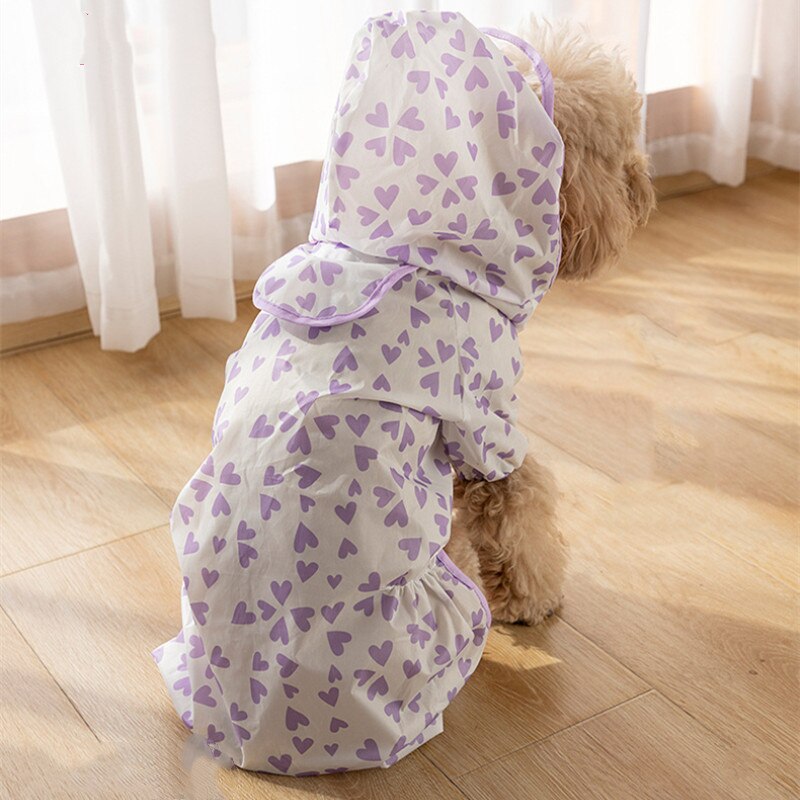 Chubasquero para perro, ropa impermeable para perro, Pelele de Pomerania maltés, Bichon Poodle, Schnauzer, Welsh, Corgi, ropa,