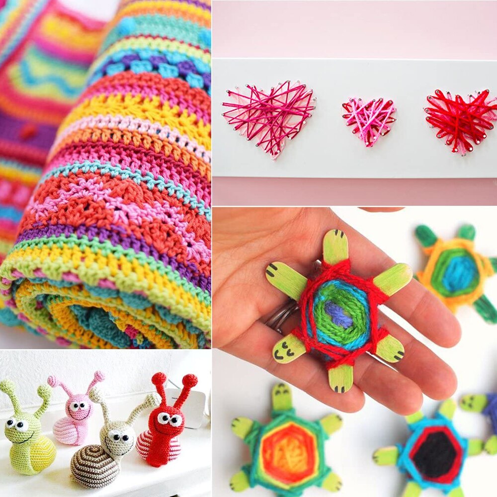 Acrylic Baby Wool Blended Yarn Apparel Sewing Yarn Hand Knitting Yarn Knit Crochet Yarn for Children DIY Knitting Supplies