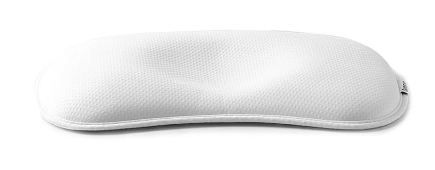 Sunveno Baby Pillow Breathable Newborn Sleep Support Concave Pillow Shaping Cushion Prevent Flat Head: White