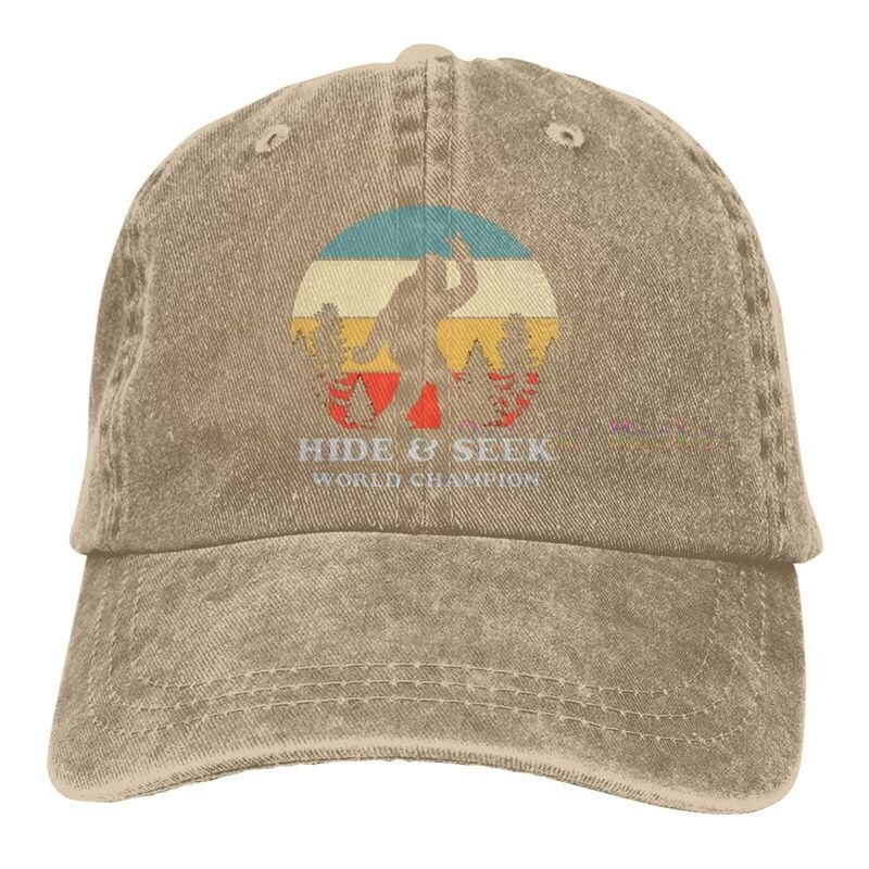 Bigfoot is Real and He Tried to Eat My Ass Baseball Cap Unisex Vintage Trucker Hat Adjustable Cowboy Hats for Mens Womens: Light purple