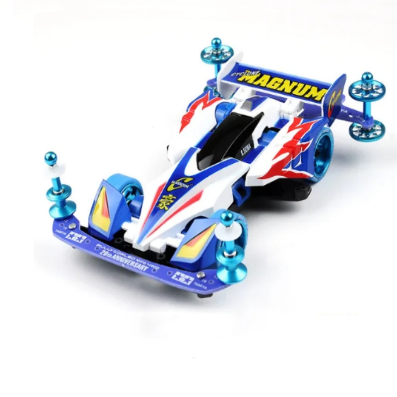 Racing Modified Track Racer Toy Model Accessories Parts Assembly Painted Car Shell 1/32 Mini 4WD Car Series: Blue