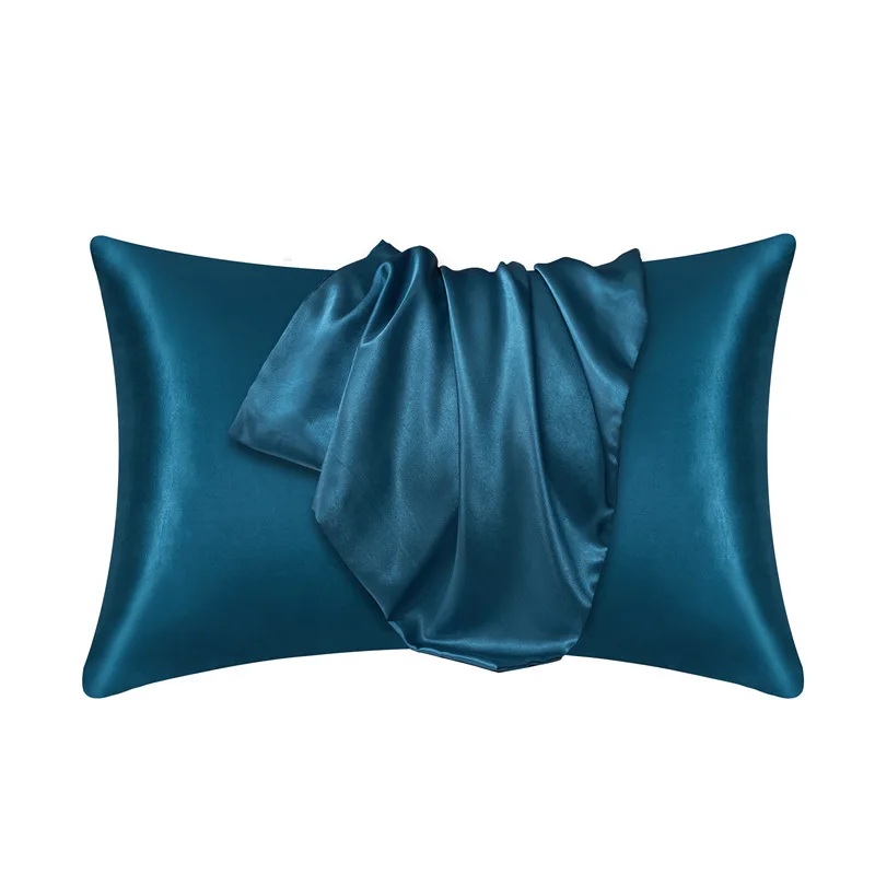 Kussensloop 100%  zijden kussenslopen zijdezachte satijnen kussensloop voor een mooi kussen, comfortabele kussensloop voor woondecoratie: Ander / Paars