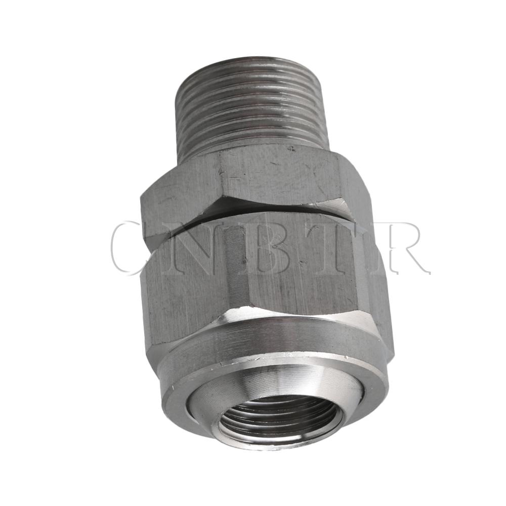 CNBTR Shower Head Swivel Ball Adapter Adjustable 3/8 Male to 1/4 Female Thread