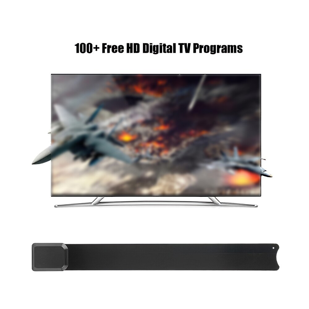 HD TV Box Digital TV Antenna Signal Enhancement Antenna Receiver Slim Indoor Antenna Antenna for TV Home Indoor