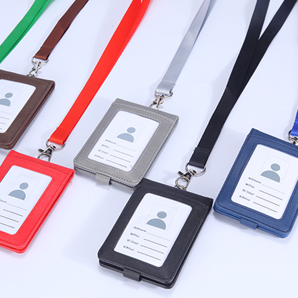Kaarthouder Neck Strap Met Lanyard Badge Houder Personeel Id-kaart Bus Id Houders Stationaire Office Kaarthouder levert