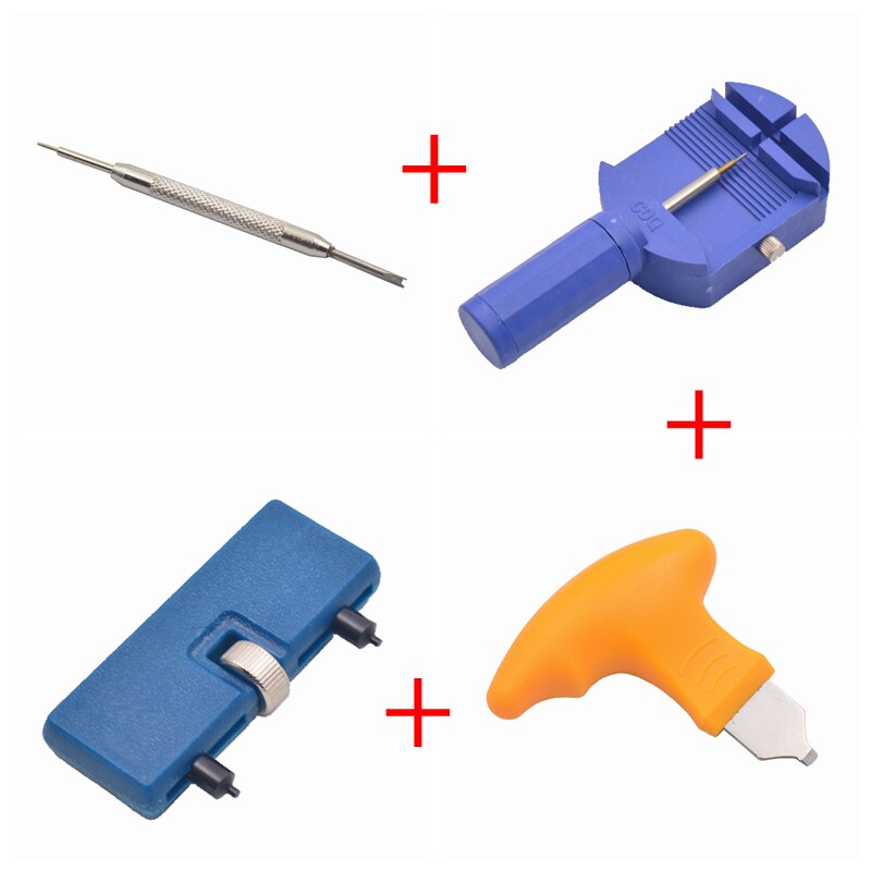 Multifunktionsklocka underhållsverktyg mätare brytare nyfiken väska skruvmejsel ta bort klockstift bord demontering klocka verktygslåda: Default Title