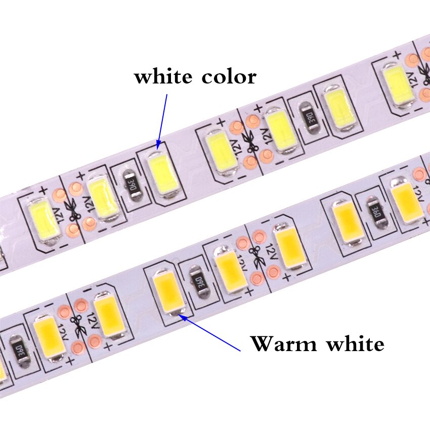 120 leds/m 5 M 5630 Led Strip Licht 12 V DC Flexibele LED Licht 600LED 300LED Pixel Tape Niet Waterdichte Led Lint Kerst Lamp