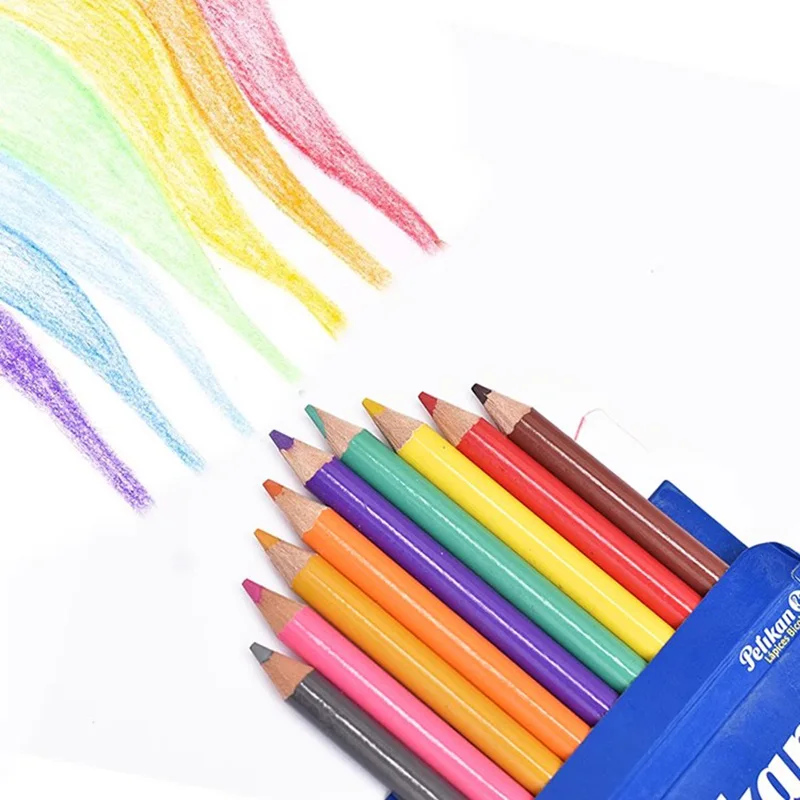 Lápices de doble cabeza de 24 colores para niños, dibujo , bocetos y arte Pastel, suministros de arte escolar Premium para estudiantes