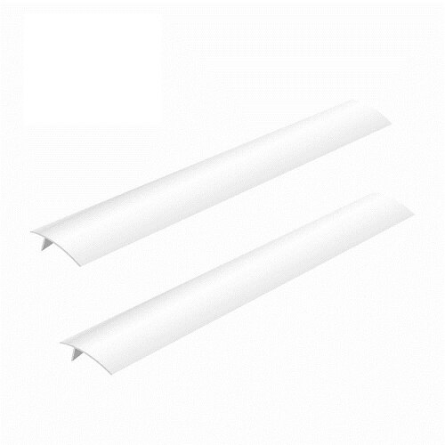 21/25 pulgadas cinta autoadhesiva impermeable Anti humedad baño adhesivo de mosaico para la pared cocina pegatinas fregadero puerta ventana hendidura tira: 21inch White