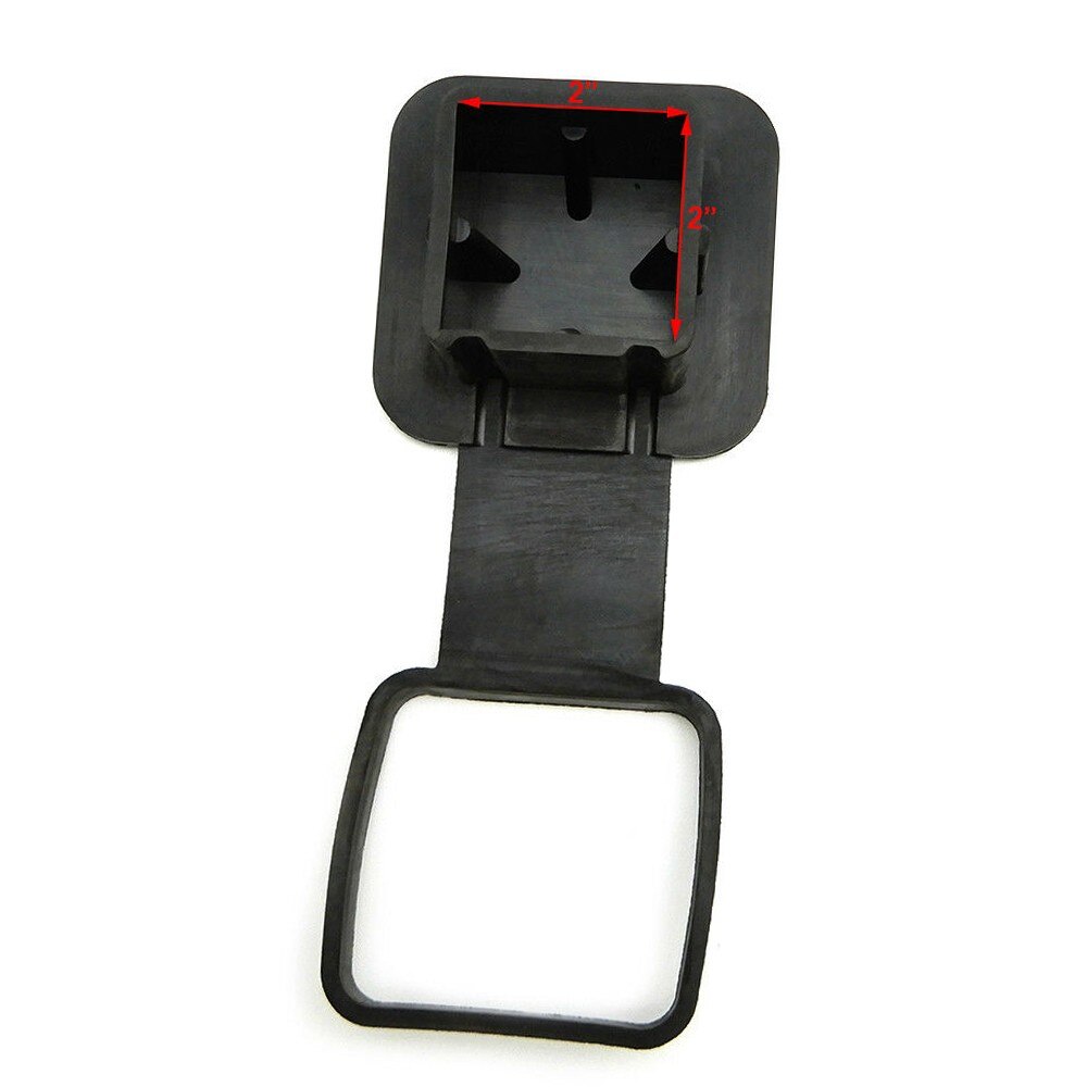 Trailer Hitch Tube Cover 2" Trailer Hitch Receiver Rubber for Toyota 4Runner RAV4