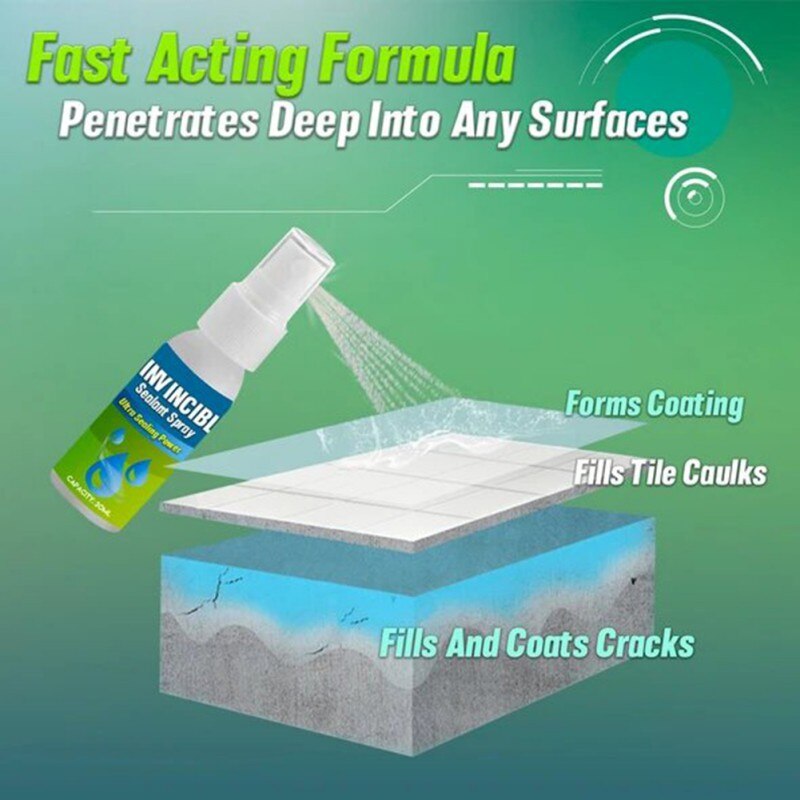 Spray Agent Wall Sealant Tile Exterior Wall Roof Leaking Waterproof Coating Agent Penetrating Spray Agent Wall TSLM 2