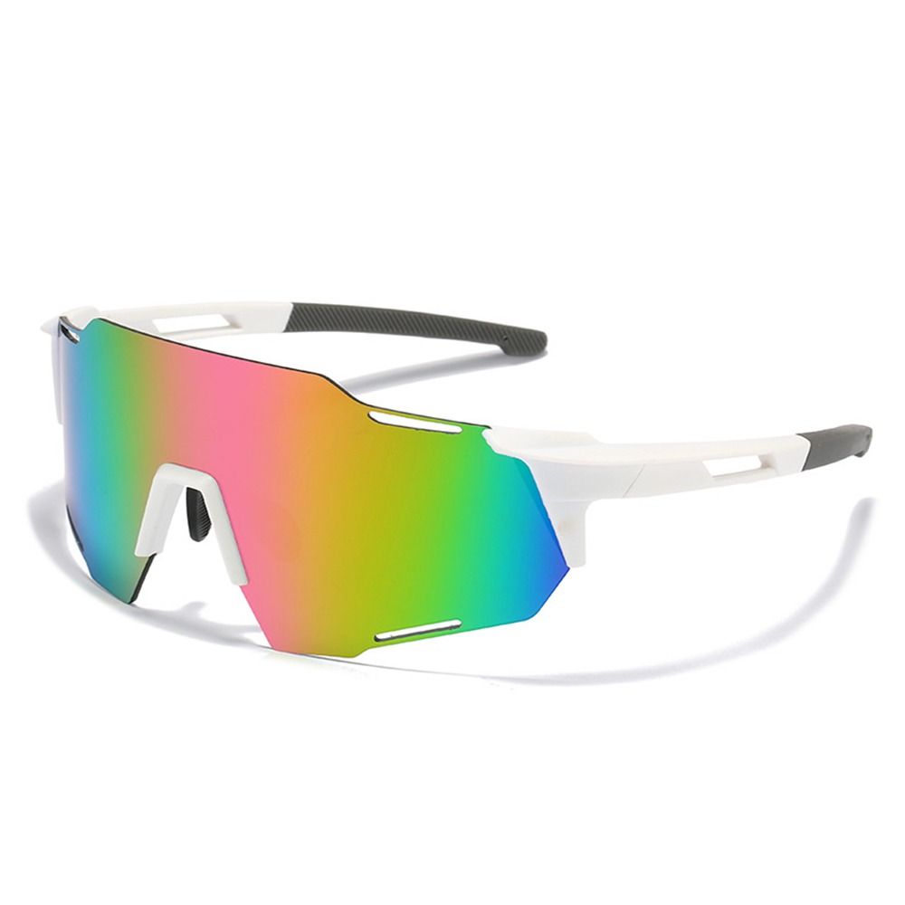 2024 Sportzonnebril Voor Dames Heren Buiten UV-Bescherming Winddichte Bril Fietsbril Off-Road Motorfiets Fietsbril: Goud