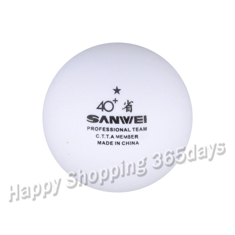 SANWEI 1 Estrella 40 + Material Seamed PP pelota de tenis de mesa/pelota de ping pong