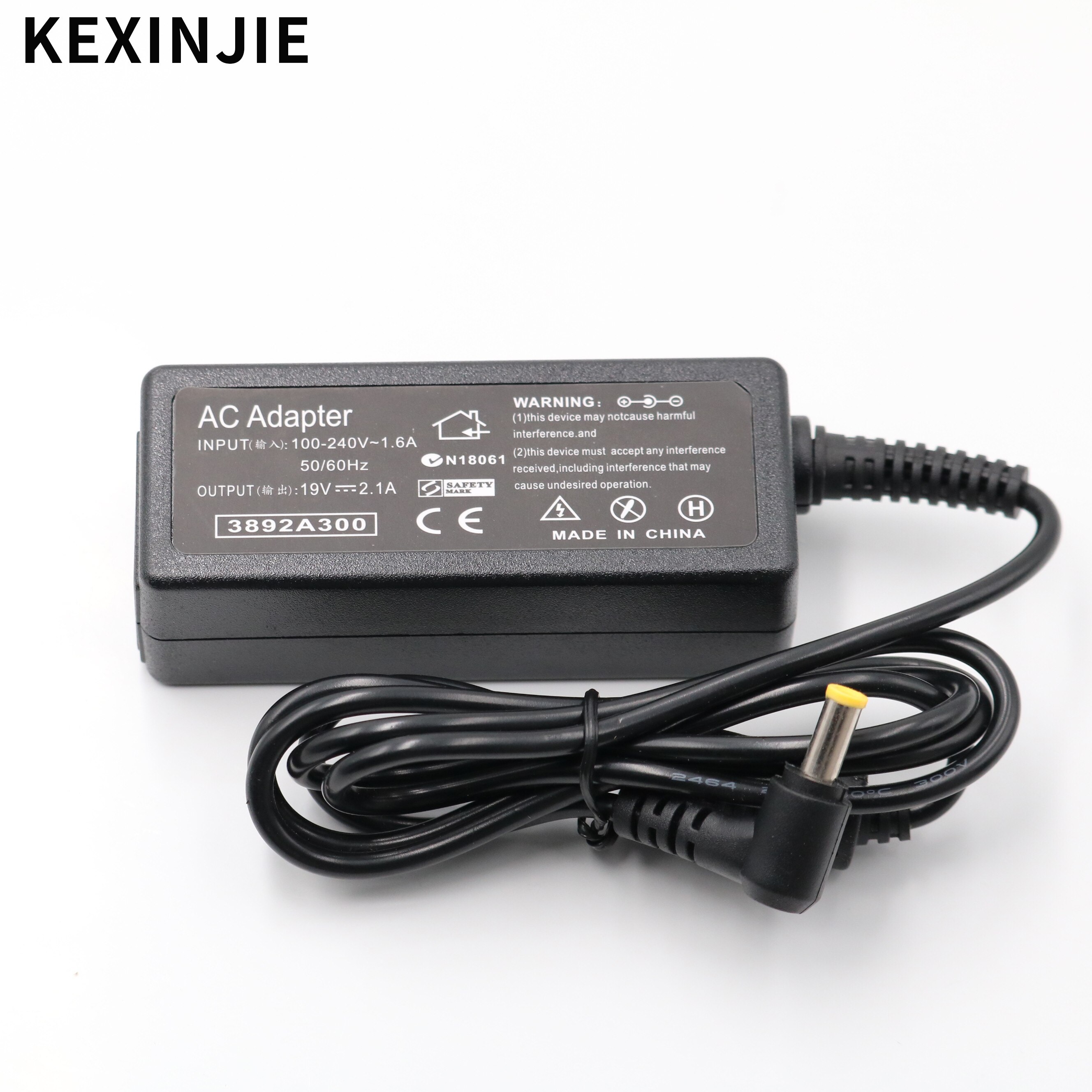Ac dc strømforsyning oplader adapter ledningsomformer 19v 2.1a til lg skærm lcd tv