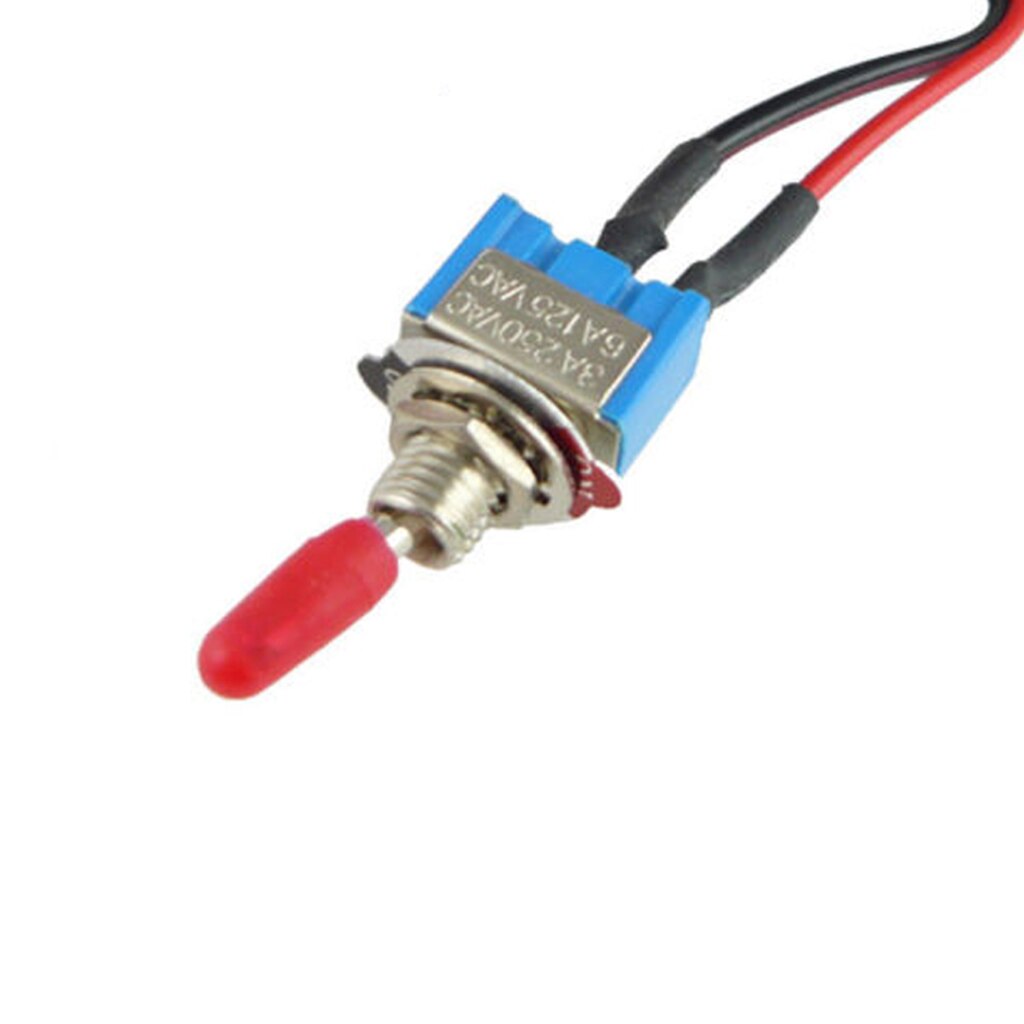 On/Off Mini Toggle Switch Pre Wired 24Inch 3Amp Security Alarm Pre-Wired Security Alarm Pre-Wired Security On/Off Switch