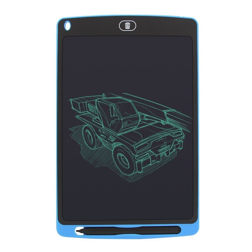 CHYI 10 Inch LCD Writing Tablet Electronic Digital Graphic Tablets Notepad Touch Handwriting Pad Memo Drawing Board For Children: Blue