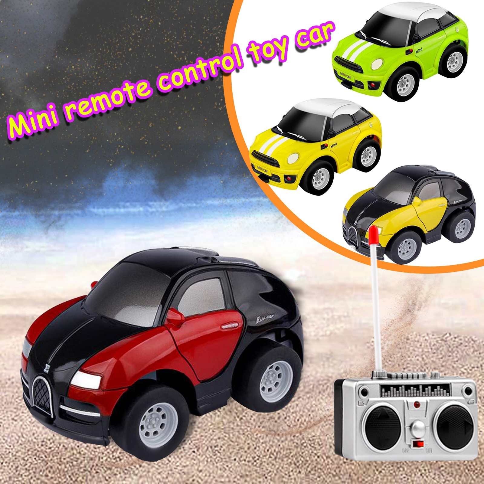 Children's toys rc car 1:43 Mini Simulation Off-road Motorcycle Electric Remote Control Toy Car machine on control remote car