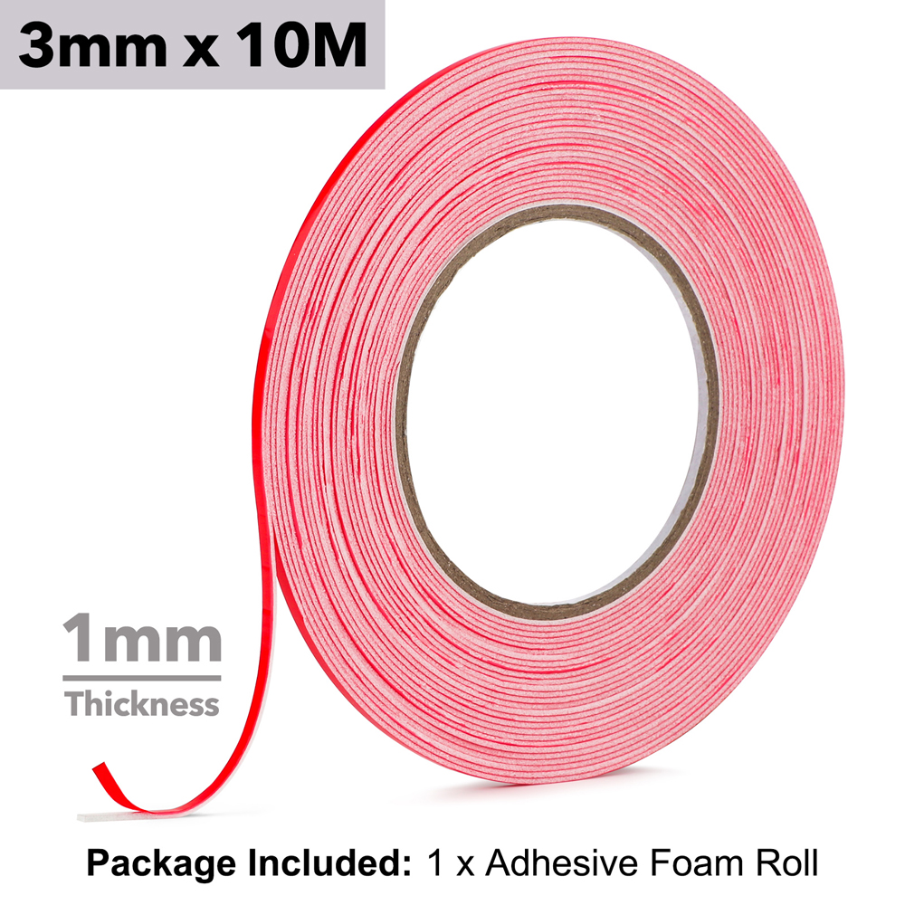 Rollo de espuma adhesiva de doble cara de 131 pies, cinta de espuma 3D Stciky para tarjetas Shaker, fotos, cartulina, página de planificador, decoración del hogar, fabricación de tarjetas: Gris claro