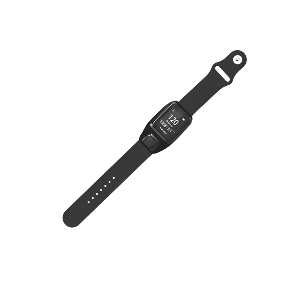 Replacement Bracelet for Tomtom, Silicone Watch Strap for Tomtom Runner 3, Adventurer, Runner 2, Spark 3 Music Watch Strap