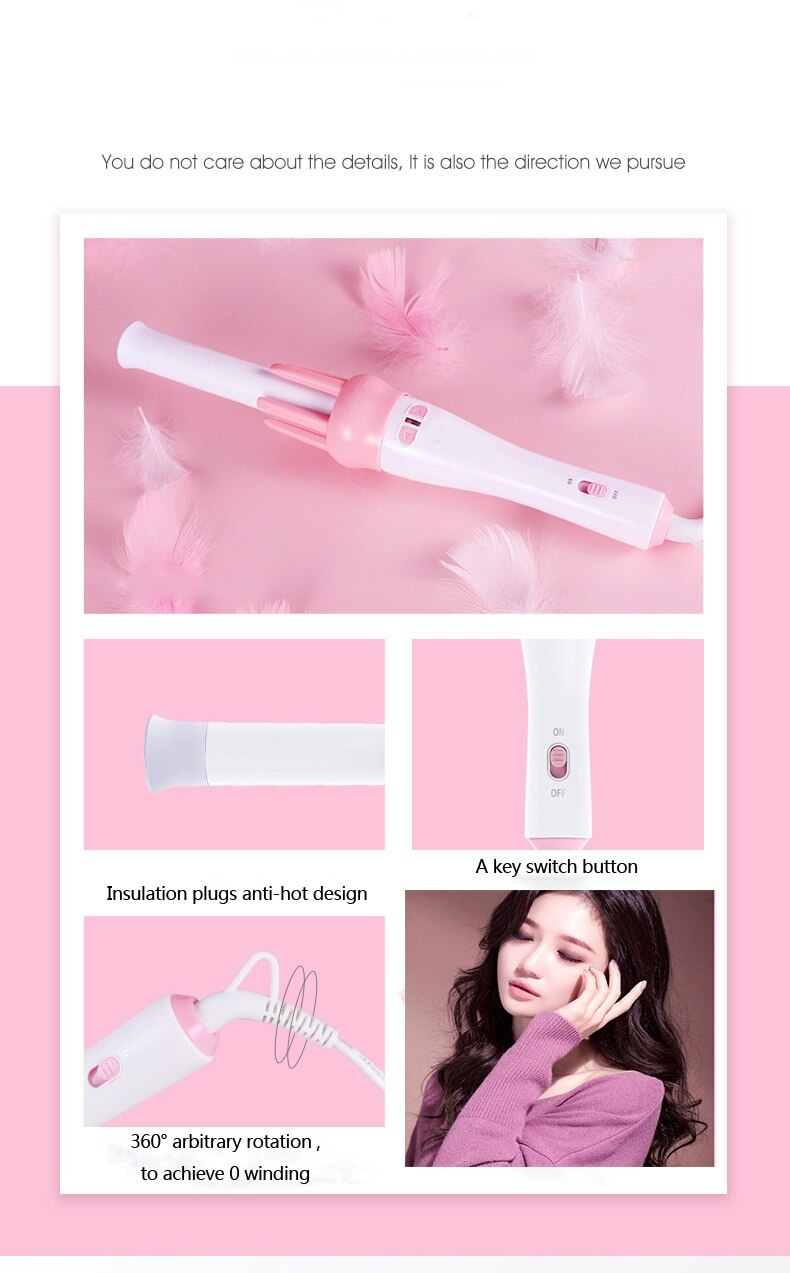 2way rotating curling iron, Automatic Ceramic Hair Curler, best tools curling iron, magic hair iron,hair curling wand