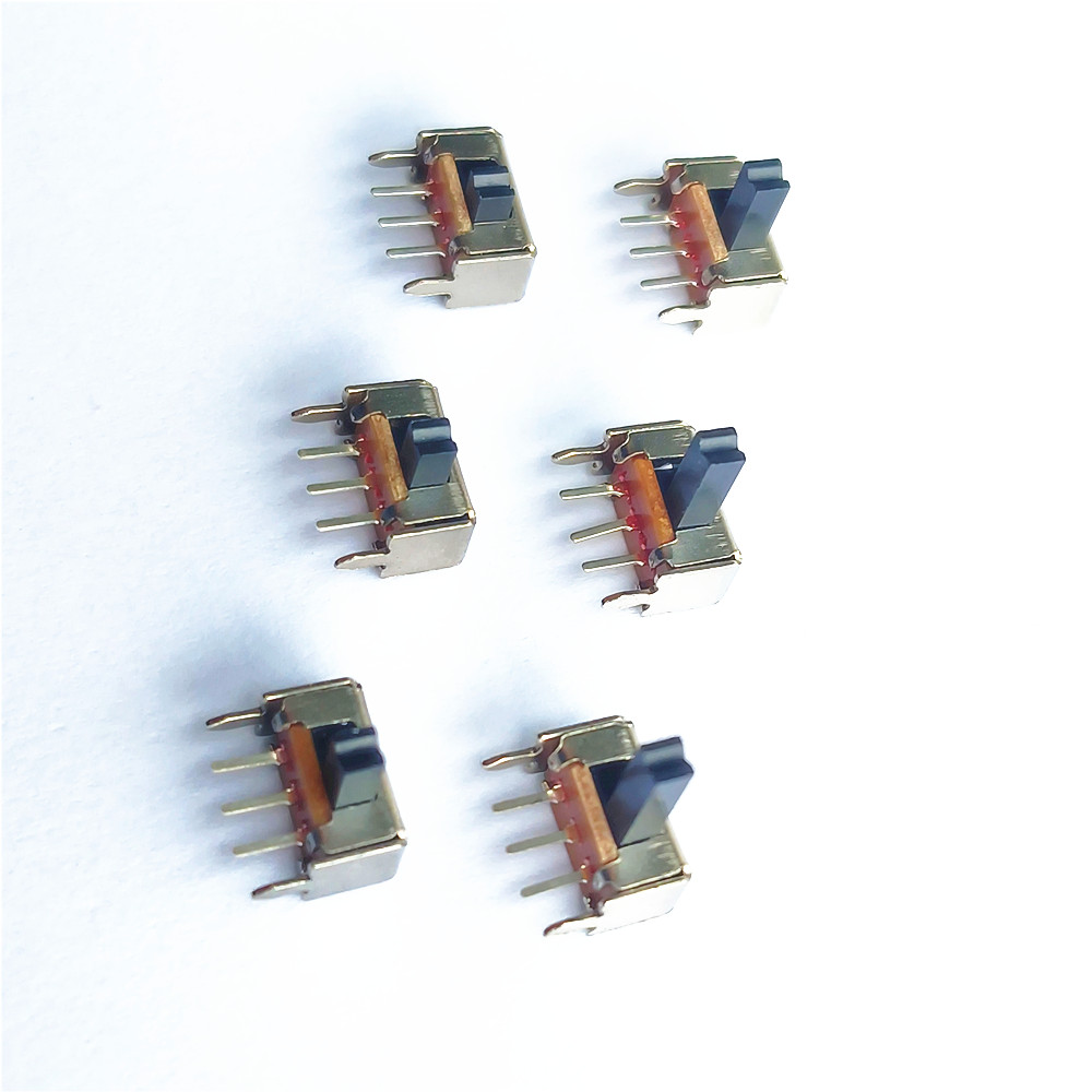 20pcs/lot 6 Sizes SK12D07 Toggle Switchs 3Pin PCB 2 Position 1P2T SPDT Miniature Slide Side Knob SK12D07VG4