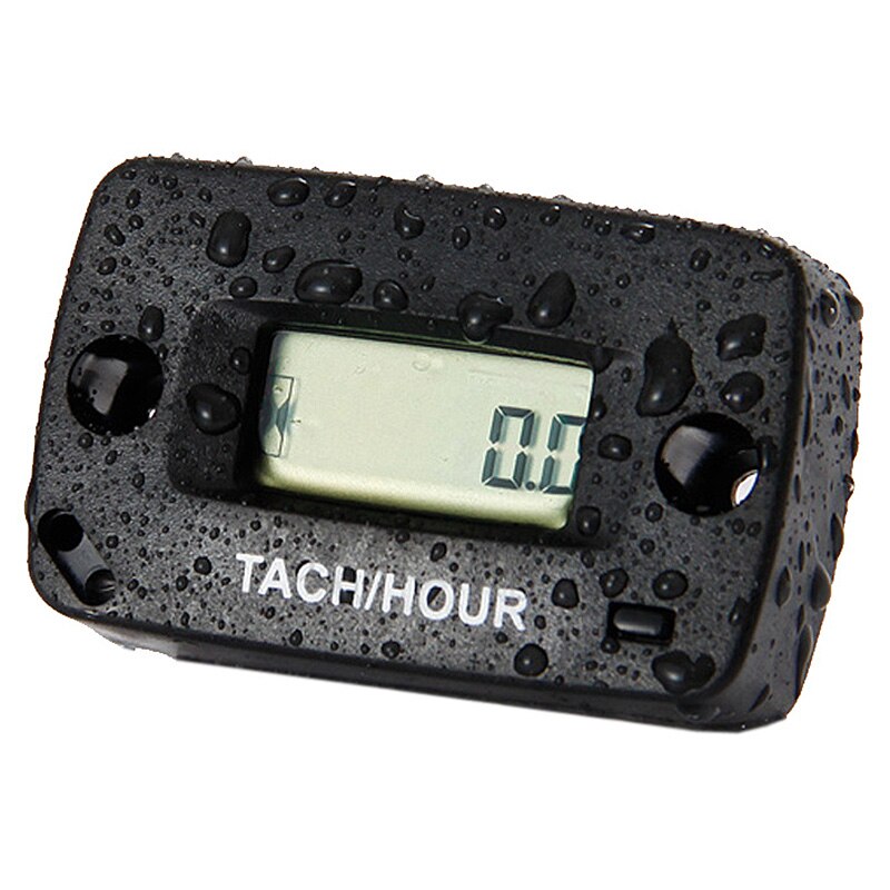 Tacómetro inductivo Digital Ip68 tacómetro Rpm, medidor de horas para motor de Gas, cortacésped Atv, motos acuáticas de esquí, Motocross, Pit Bike