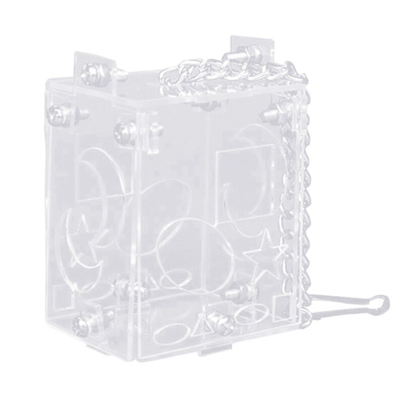 Bird Feeder Puzzle Food Box Anti-scatter Parrot Feeder Bird Feeder Birds Feeding Supplies Hanging Feeding Box Newest