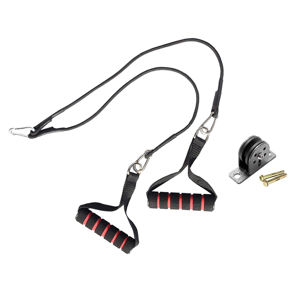 Fixed Pulley Block 661lbs Training Rope 330lbs DIY Pulleys Cable Machine Lifting