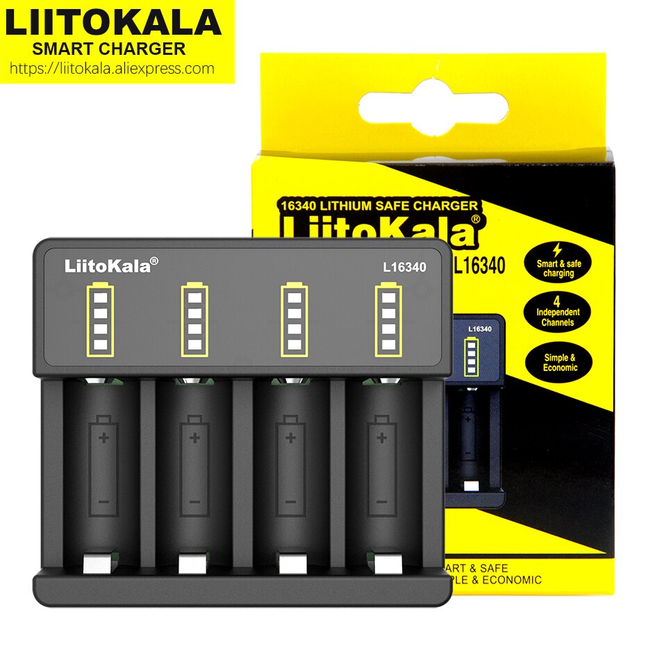 Liitokala Lii-16340 Lader 3.7V 4.2V Oplaadbare Batterij CR123A CR123 16340 Charger
