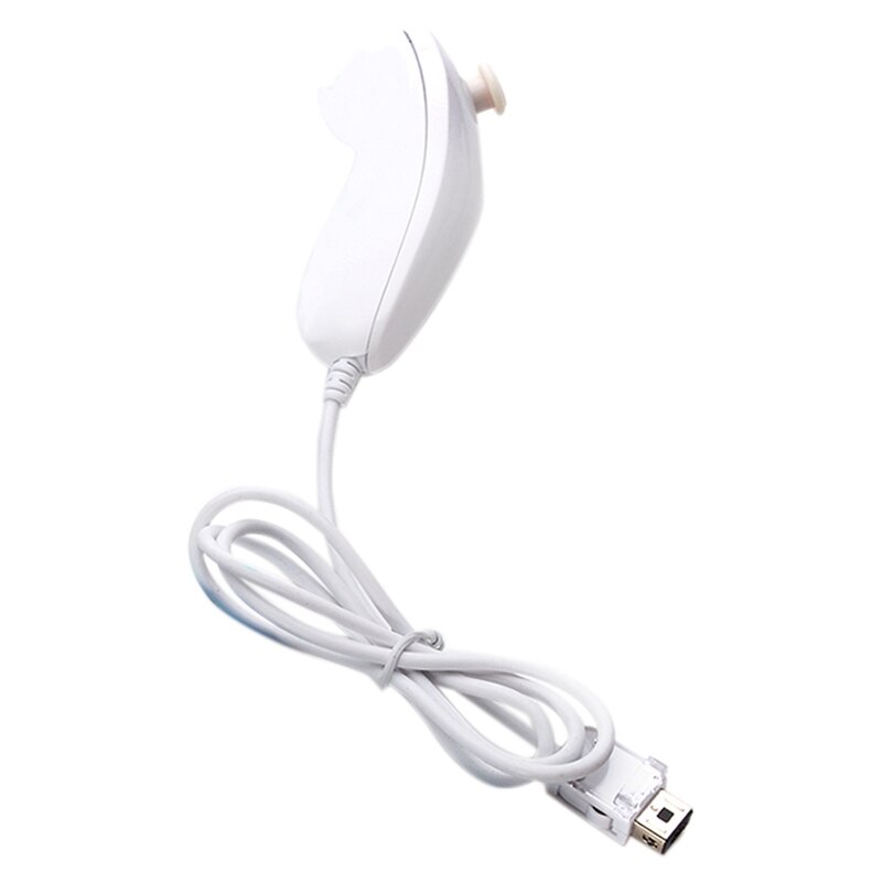 2 in 1 Wireless Controle Built In Motion Plus Remote Controller For Nintend Wii Bluetooth Remote for Wii Game Accessories: White