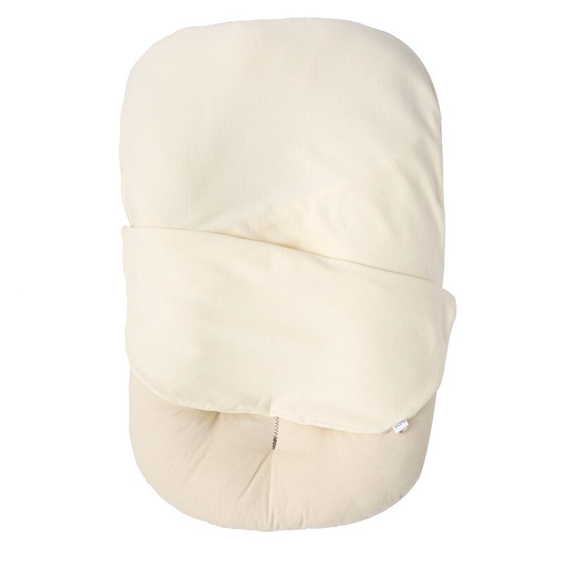 Babynest säng bärbar spjälsäng nyfödda liggstol barnsängar barnkammare sömnbo spädbarnsvagga baby vagga barnsäng bärsäng: Beige
