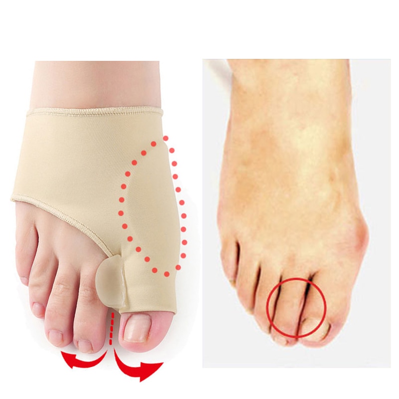 1 paar Hallux Valgus Hosenträger groß Zehe Orthopädische Korrektur Socken Zehen Separator Fußpflege Schmerzen Schützen Entlasten Knochen Daumen Hülse