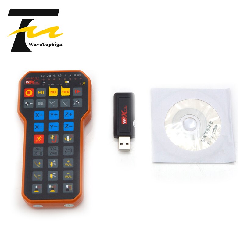 Nc Studio USB Wireless Remote Handle Weihong DSP Control Handle For CNC Engraving Cutting Machine XHC WHB02