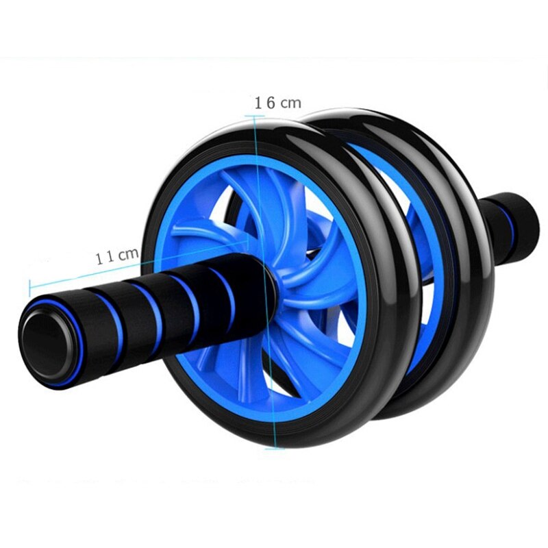 Roues de fitness ad-abdominales à doubles roues pour exercices abdominaux et taille, équipement de fitness