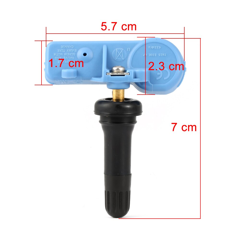 4 pcs Tire Pressure Monitoring System TPMS Sensor For GMC Buick Cadillac Chevrolet 13581561 20922901 22853740 433MHZ
