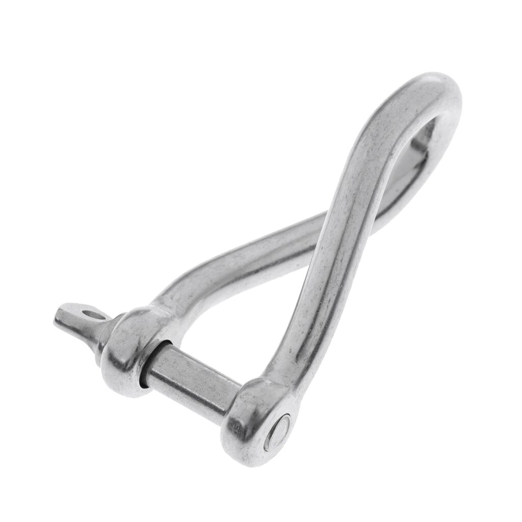 Grillete de anclaje trenzado para barco, grillete de acero inoxidable resistente y duradero, 3 &quot;x 1,26&quot;