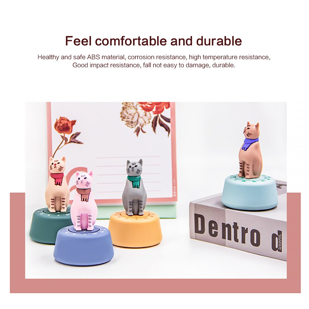 Cute Cartoon Cat Kitchen Timer Reminder Clock Kitchen Tool Alarm Kitchen Things Reminder Cat Cooking Time Manager Stopwatch