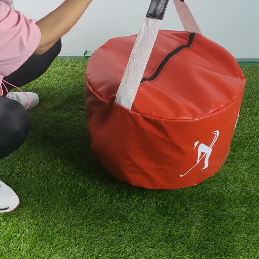 Golf Impact Power Smash Bag Swing Training Aids Swing Speed Trainer Hitting Practice Bags Golf Exercise Equipment