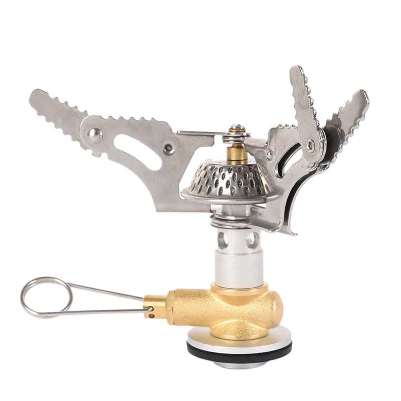 Outdoor Stove Camping Ultra-light Mini-triangle Gas Stove Camping Stove for Hiking Picnic BBQ Gas Stove