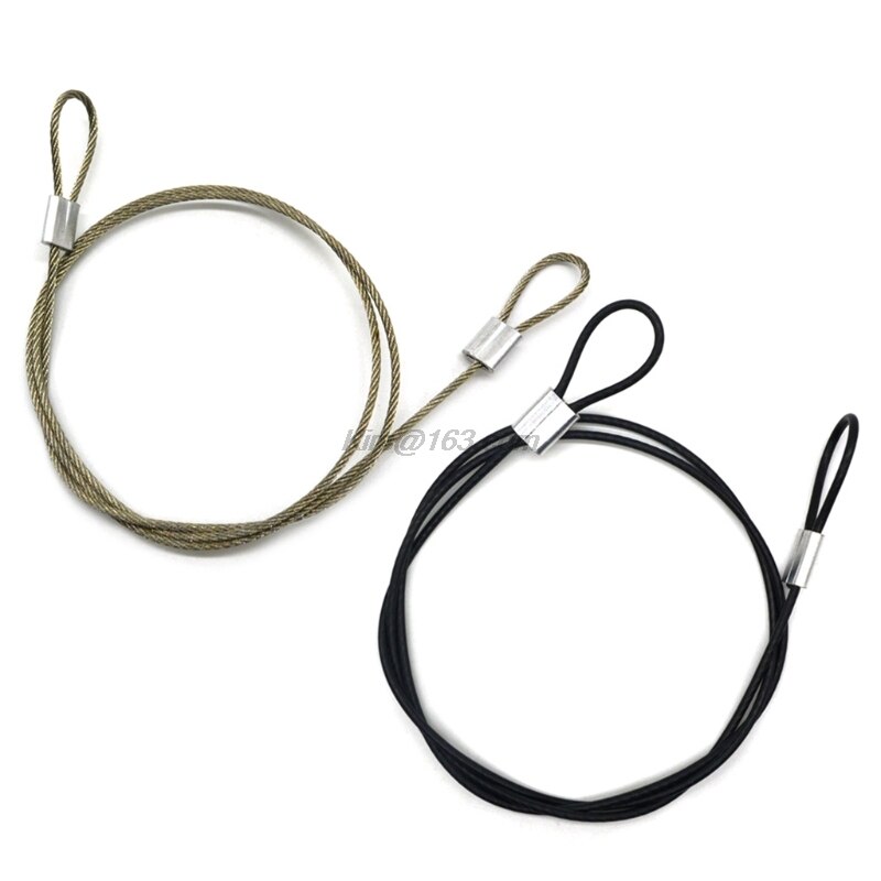 Sangle de sécurité acier inoxydable attache lanière poignet main 60cm pour caméra GoPro