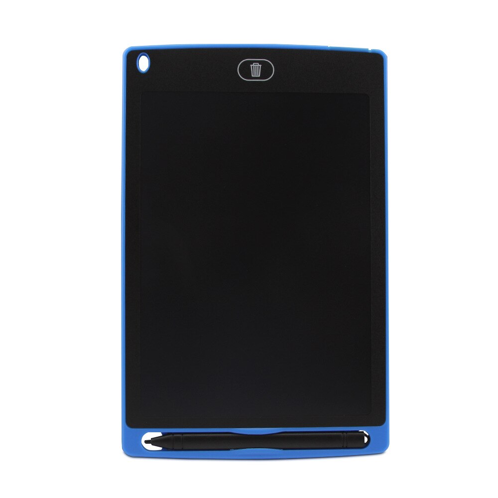 Elektronisk tegnebræt lcd-skærm skrivetablet digital grafisk tegnetabletter elektronisk håndskrift pad bord 8.5 tommer: Blå
